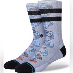 Stance Party Wave Socks, Large, NWT